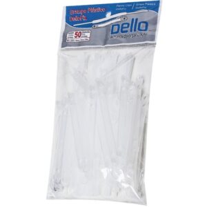 Grampo Trilho Plastico Dellofix Branco - Imagem 1