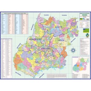 Mapa Periodico Estado de Goias - Imagem 1
