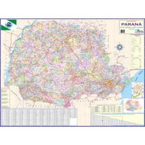 Mapa Periodico Estado do Parana - Imagem 1