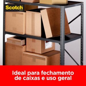 Fita para Empacotamento Scotch 5802 Transp. 45MMX45M. - Imagem 4