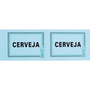 Impresso Talao Ficha Cerveja 50X2 75MMX160MM - Imagem 2