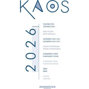 Agenda 2027 Kaos Couro SINT.192F.117X157MM - Imagem 3