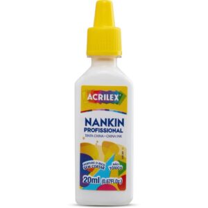 Tinta Nanquim Branco 20ML. - Imagem 1