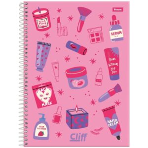 Caderno Espiral 1/4 Capa Dura Cliff Feminino 80FLS. - Imagem 4