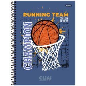 Caderno 12X1 Capa Dura Cliff Masculino 192FLS. - Imagem 3