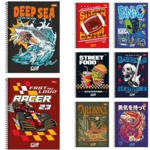 Caderno 20X1 Capa Dura Cliff Masculino 320FLS. - Imagem 1