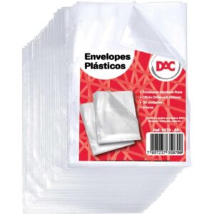 Envelope Plastico A3 4FUROS Medio 0,10MM - Imagem 1