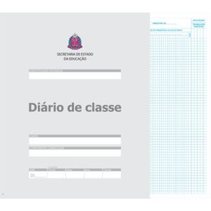 Diario de Classe Bimestral Est.sp 8FL 275X310MM - Imagem 1