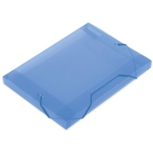 Pasta Aba Elastica Plastica Mini 20MM Azul Soft - Imagem 1