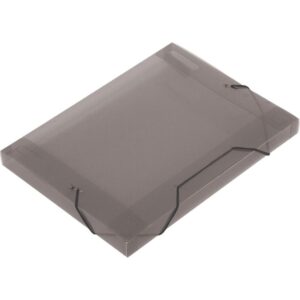Pasta Aba Elastica Plastica Oficio 30MM Fume Soft - Imagem 1