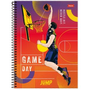 Caderno 10X1 Capa Dura Jump 200FLS. - Imagem 4