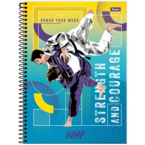 Caderno 10X1 Capa Dura Jump 200FLS. - Imagem 5