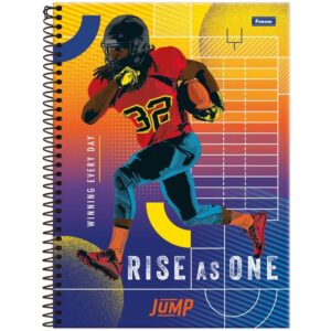 Caderno 10X1 Capa Dura Jump 200FLS. - Imagem 8