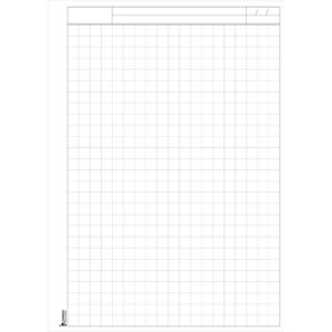 Bloco para Fichario Universit. Quadriculado Branco 1X1CM 50F. - Imagem 3