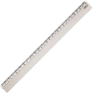 Regua Plastica Cristal 30CM. - Imagem 1