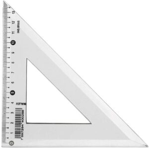 Esquadro Plastico 45 Graus - Imagem 1