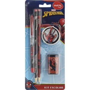 Kit Escolar Spider Man 5 Itens - Imagem 1