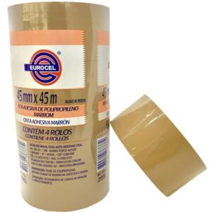 Fita para Empacotamento PP 33 45MMX45M Marrom - Imagem 1