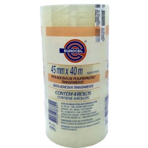 Fita para Empacotamento PP 33 45MMX40M Transparente - Imagem 2