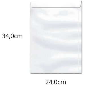 Envelope Saco Branco 240X340 90GRS. Of 34 - Imagem 1