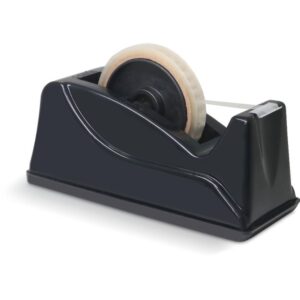 Suporte para Fita Adesiva Grande Plastico Preto - Imagem 1