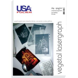 Papel Vegetal Lasergraph A4 90G. - Imagem 1