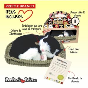 Perfect Petzzz Filhote Gato Black e White Shorthair - Imagem 2