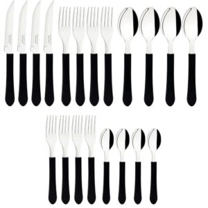 Talher Faqueiro Leme 20PC Inox Preto - Imagem 2