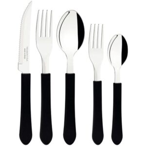 Talher Faqueiro Leme 20PC Inox Preto - Imagem 3