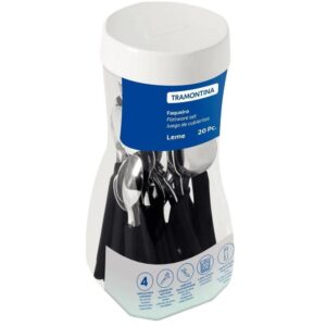 Talher Faqueiro Leme 20PC Inox Preto - Imagem 5
