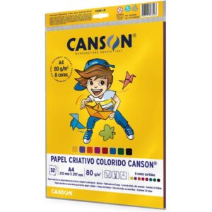 Bloco para Educacao Artistica 8 Cores A4 80G.32FLS - Imagem 2