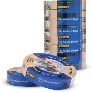Fita para Empacotamento Papel Liso 3777 24MMX50M Marr. - Imagem 1