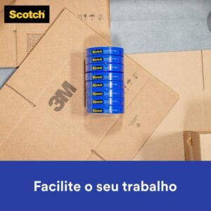 Fita para Empacotamento Papel Liso 3777 24MMX50M Marr. - Imagem 2
