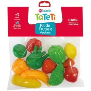 Brincando de Casinha Kit Frutas e Verduras - Imagem 1