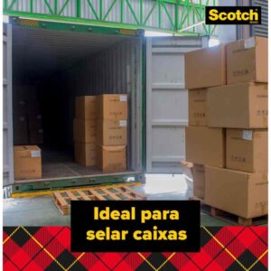 Fita para Empacotamento Scotch 5802 TRANS.45X45M+DISPE - Imagem 2