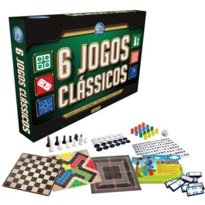 Jogo de Tabuleiro 6 Jogos Classicos - Imagem 1