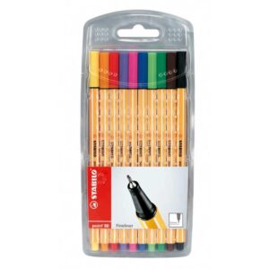 Caneta Stabilo 88/10 Point 10 Cores - Imagem 1