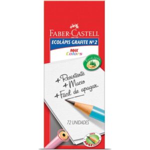 Lapis Preto Redondo Decorado Ecolapis 1205 Max Colors - Imagem 1