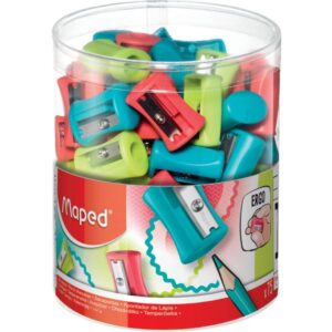 Apontador sem Deposito Vivo Plastico Pequeno 1FURO - Imagem 1