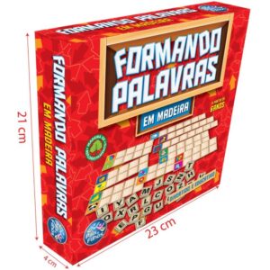 Brinquedo Pedagogico Madeira Formando Palavras - Imagem 2