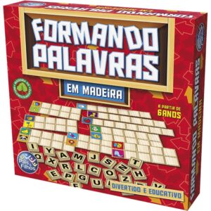 Brinquedo Pedagogico Madeira Formando Palavras - Imagem 5