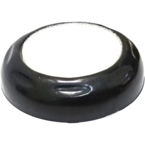Umedecedor de Dedo Esponja Plastico Preto/Cinza - Imagem 1