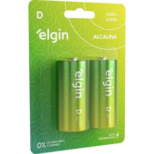 Pilha Alcalina Grande-D - Imagem 1