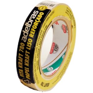 Fita para Empacotamento Papel Kraft 780 24MMX50MTS - Imagem 1