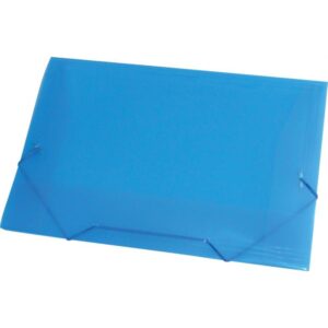 Pasta Aba Elastica Plastica Oficio Azul - Imagem 1