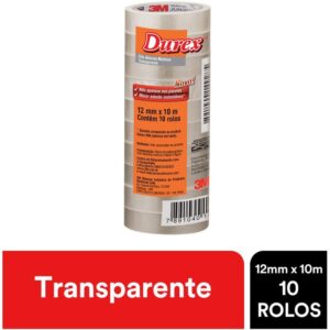 Fita Adesiva Durex Transparente 12MMX10M. - Imagem 5
