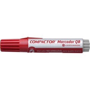 Pincel Quadro Branco Qb Recarregavel Vermelho - Imagem 2
