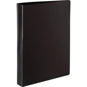 Fichario de PVC Preto 4 Argolas 310X23,5MM PP - Imagem 1