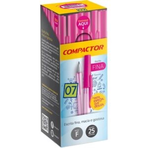 Caneta Esferografica 0,7MM Fina Pink - Imagem 1