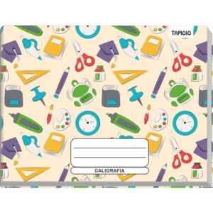 Caderno Caligrafia Capa Dura Decorado 48F 1/4 Broch.horiz. - Imagem 2
